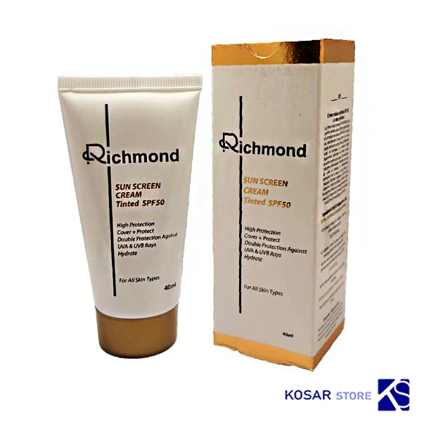 ضد آفتاب رنگی ریچموندSPF 50حجم 40 میلی لیتر