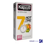 کاندوم کاپوت مدل Hot Time 7 بسته 12 عددی